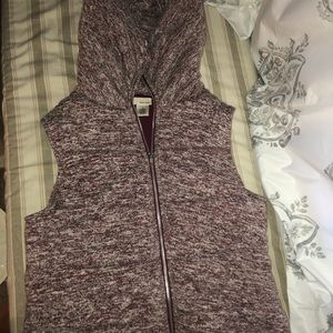 Burgundy Wet Seal Winter Vest